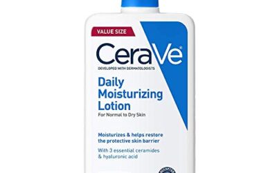 CeraVe Daily Moisturizing Lotion for Dry Skin | Body Lotion & Facial Moisturizer with Hyaluronic Acid and Ceramides | Fragrance Free | 19 Ounce