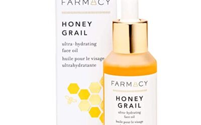 Farmacy Honey Grail Hydrating Face Oil Moisturizer for Dry Skin, Fine Lines & Wrinkles with Rosehip and Sea Buckthorn Oil