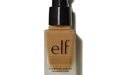 e.l.f. Flawless Finish Foundation, Lightweight & Medium Coverage, Semi-Matte Finish, Maple, 0.68 Fl Oz (20mL)