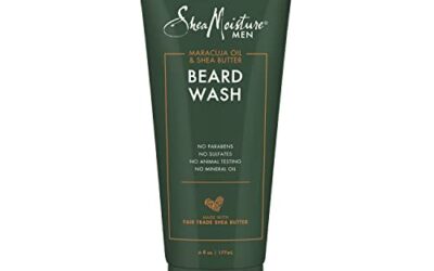 SheaMoisture Beard Wash for a Full Beard Maracuja Oil & Shea Butter to Deep Clean and Refresh Beards 6 oz