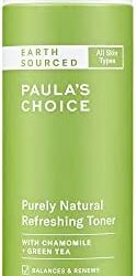 Paula’s Choice Earth SOURCED Natural Refreshing Toner, Almond Oil, Chamomile & Green Tea, 98% Natural & Fragrance Free, 4 Ounce