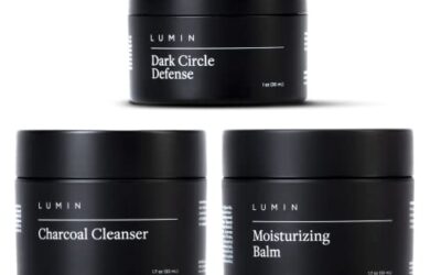 Lumin – Dark Circle Repair Set – Skin Care Kit for Men – Dark Circle Defense, Charcoal Face Wash, Moisturizer – Helps with Tired Eyes, Dark Spots, Uneven and Dull Skin – 2 Month Supply