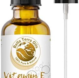 New Vitamin E Oil. 2oz. Cold-Pressed. Unrefined. Organic. 100% Pure. D-Alpha Tocopherol. 75,000 IU. Hexane-Free. Rejuvenates Skin. Natural Antioxidant. for Hair, Skin, Nails, Stretch Marks, Scars.