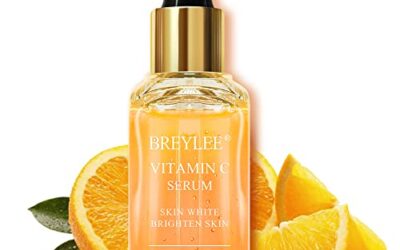 Vitamin C Serum for Face, BREYLEE Vitamin C Facial Serum, Moisturizing Face Serum, Anti Aging Serum for Skin Care, Brightening Skin with Hyaluronic Acid, Vitamin E, Retinol, Nicotinamide 0.6 Fl Oz