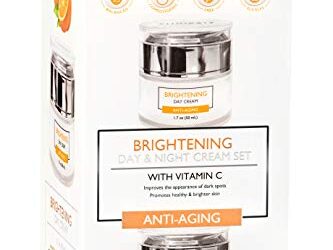 SpaScriptions Clinicals Brightening Vitamin C Day & Night Cream Set – 2 Pack (1.7oz)