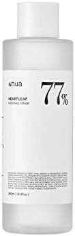 Anua Heartleaf 77% Soothing Toner I pH 5.5 Skin Trouble Care, Calming Skin, Refreshing, Hydrating, Purifying, Cruelty Free, Vegan for Sensitive, Combination (250ml / 8.45 fl.oz.), Korean Skincare
