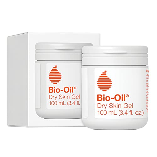 Bio-Oil Dry Skin Gel, Face and Body Moisturizer, Fast Absorbing Hydration, with Soothing Emollients and Vitamin B3, Non-Comedogenic, 3.4 oz