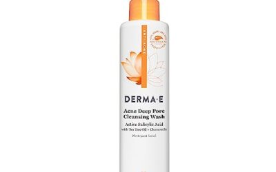 DERMA-E Acne Deep Pore Cleansing Wash – Blemish Control Facial Cleanser with Salicylic Acid – Gentle Oil Control Face Wash Soothes and Balances Skin, 6 fl oz