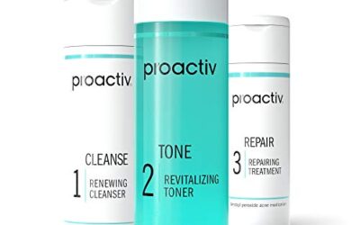 Proactiv 3 Step Acne Treatment – Benzoyl Peroxide Face Wash, Repairing Acne Spot Treatment for Face and Body, Exfoliating Toner – 30 Day Complete Acne Skin Care Kit