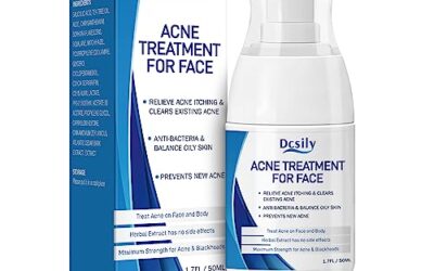 Severe Cystic Acne Treatment for Face, Body, Butt, Back – Hormonal Acne Scar Treatment Serum, Herbaluxy Formula with Salicylic Acid, Acne Spot Treatment Cream