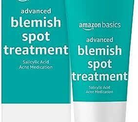 Amazon Basics Advanced Blemish Spot Treatment with 2% Salicylic Acid Acne Medication, 0.75 Fluid Ounces, 1-Pack