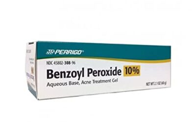 Perrigo 10% Benzoyl Peroxide Acne Treatment Gel 2.1 oz