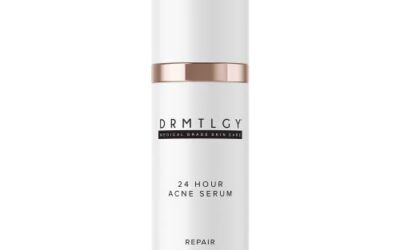 DRMTLGY Acne Spot Treatment and Cystic Acne Treatment. Acne Serum with Micronized Benzoyl Peroxide 5% and Glycolic Acid