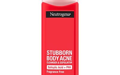 Neutrogena Stubborn Body Acne Cleanser & Exfoliator with Salicylic Acid & PHA for Acne-Prone Skin, Acne Treatment Gently Exfoliates & Helps Prevent Breakouts, Fragrance-Free, 8.5 fl. oz