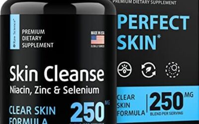 Anti-Acne Supplements for Men, Women & Teens – Hormonal Acne Treatment and Cystic Acne Pills. Clear Skin Acne Vitamins for Teens: Vitamin E, Oral Zinc Sulfate. Oily Skin & Breakout Control – 60 Caps