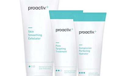 Proactiv+ 3 Step Advanced Skincare Acne Treatment – Benzoyl Peroxide Face Wash, Salicylic Acid Exfoliator for Face and Pore Minimizer – 90 Day Complete Acne Skin Care Kit