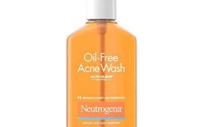 Neutrogena Oil-Free Acne Fighting Facial Cleanser with Salicylic Acid Acne Treatment medicine,, Daily Oil Free Acne Face Wash for Acne-Prone Skin with Salicylic Acid Medicine, 9.1 fl. oz