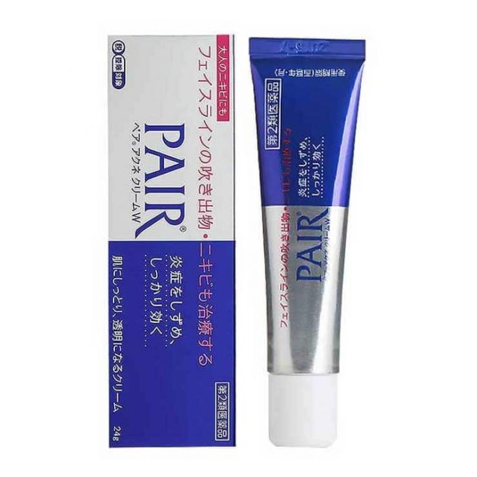 LION Pair Acne Cream W 24g Japan, Authentic Japanese, Transparent & Light Plant Fragrance, pH-balanced for All Skin Types, Spot-treatment