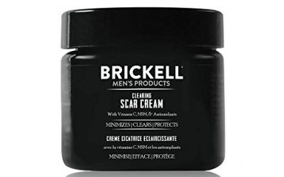 Brickell Men’s Clearing Scar Cream for Men, Natural and Organic Scar Clearing Cream to Reduce the Appearance of Scars and Even Skin Pigmentation, 2 Ounces, Scented