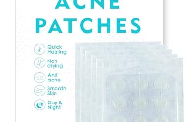 Pimple Patches for Face Invisible, Hydrocolloid Spot Acne Patches, Invisible Pimple Patch Acne Patch, Day & Night Acne Treatment, Acne Absorbing Patches (60 Counts, 12mm) ﻿