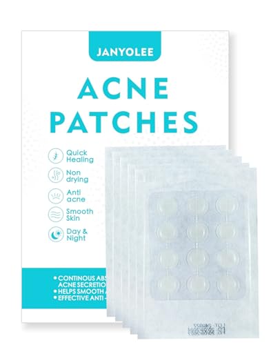 Pimple Patches for Face Invisible, Hydrocolloid Spot Acne Patches, Invisible Pimple Patch Acne Patch, Day & Night Acne Treatment, Acne Absorbing Patches (60 Counts, 12mm) ﻿