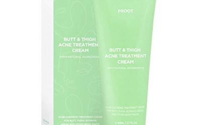 Butt Acne Treatment Cream in Tube Type | Travel Friendly | Clears Acne, Ingrown Hairs, Zits, Razor Bumps, Blackheads and Dark Spots for the Butt, Thigh and Other Sensitive Area | Prevents Future Breakouts