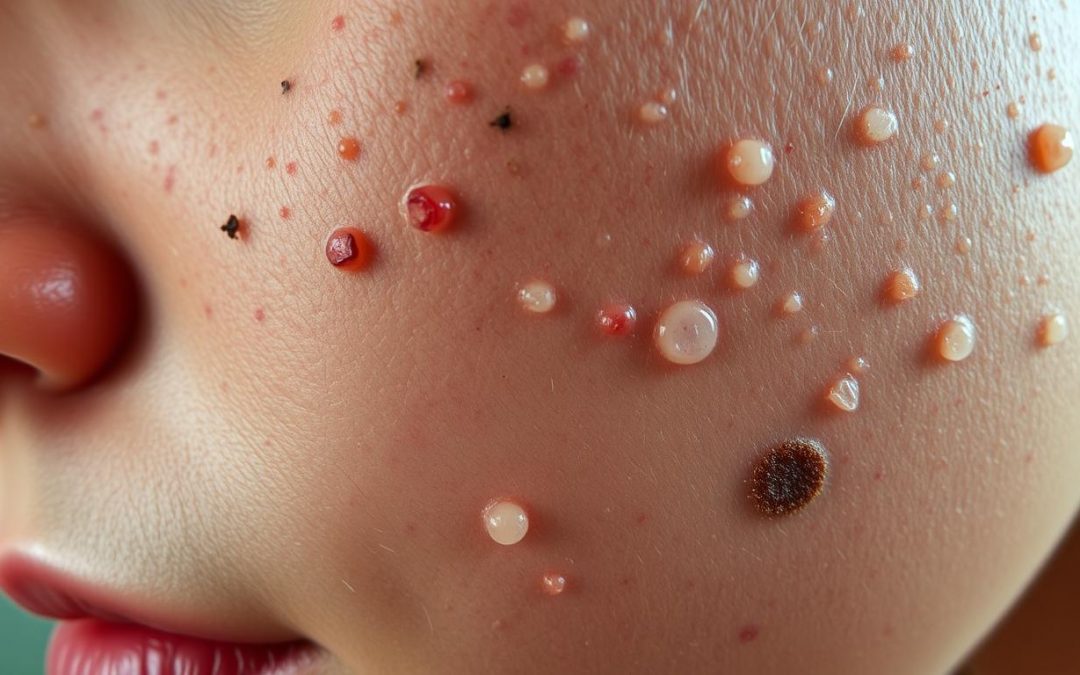 How does hormonal acne look like?