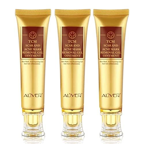 3 Pack Scar Removal Cream – TCM Scar Cream for Surgical Scars, Acne Skin Care Cream, Acne Treatment Cream for Scars, Burns, Stretch Marks, Acne Spots