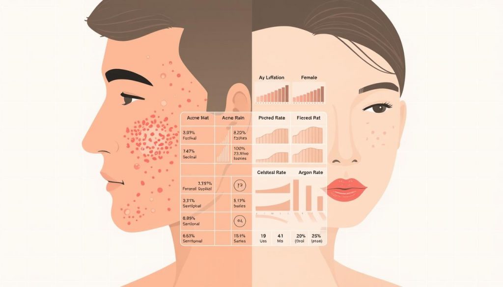 gender differences in acne prevalence