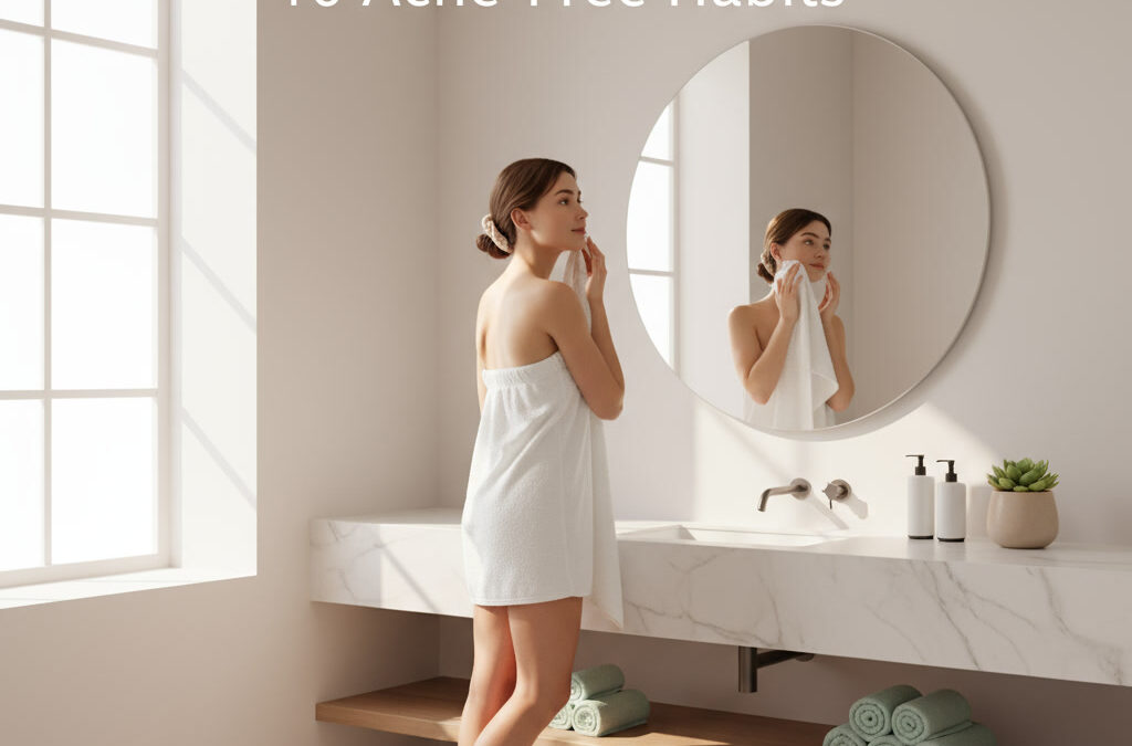 “The Clear Skin Blueprint – 10 Daily Habits That Destroy Acne for Good”