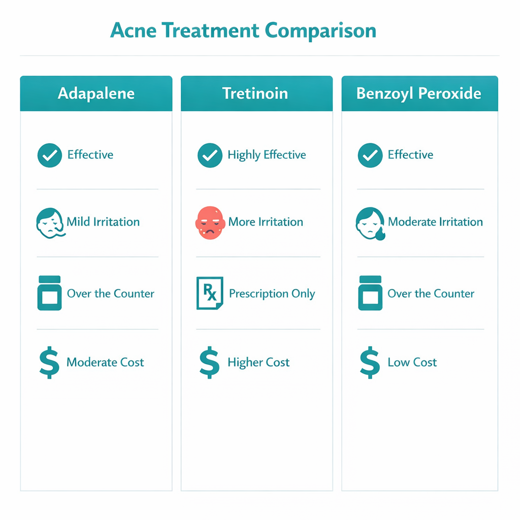 Adapalene for acne
