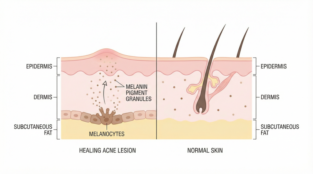 Dark Marks After Acne