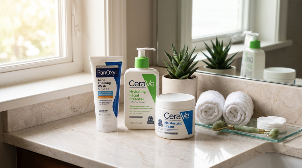 PanOxyl vs CeraVe Acne Cleanser