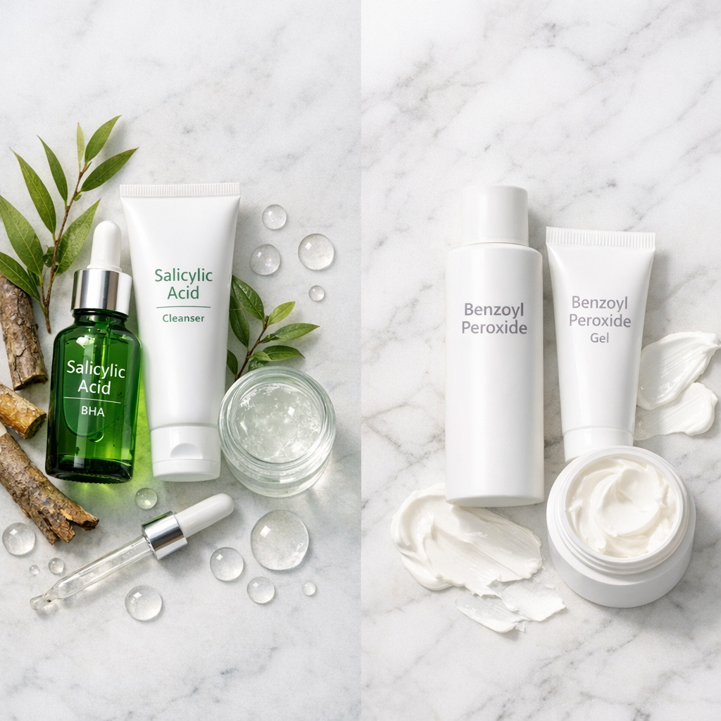 Salicylic Acid vs Benzoyl Peroxide