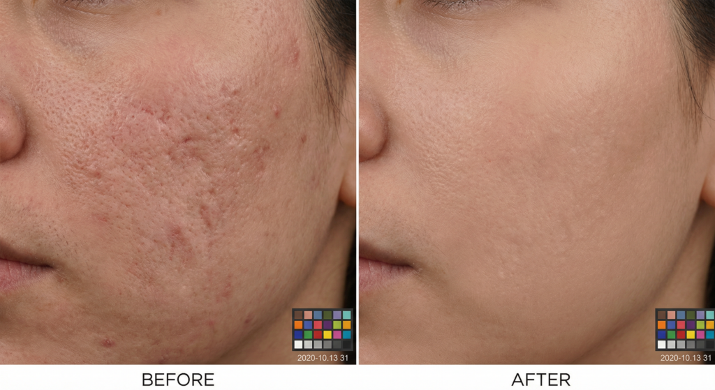 Uneven Skin Texture After Acne