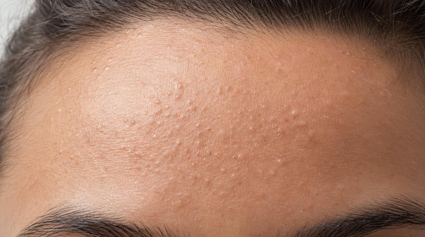 fungal acne on forehead