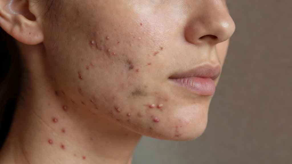 PCOS acne